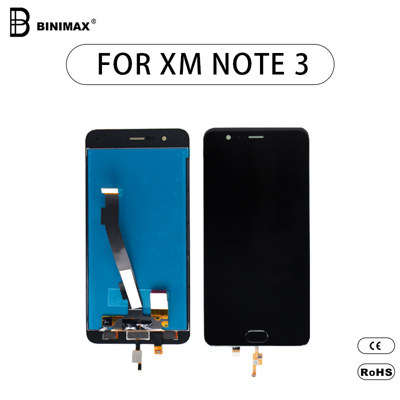 이동 전화, LCD 화면, BINIMAX 가 MI NOTE3 핸드폰 모니터 를 교체 하 다.