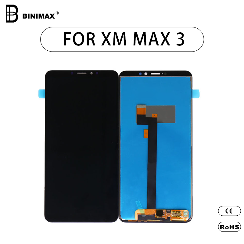 휴대폰 액정 화면 BINIMAX 가 샤 오미 max 3 대신 모 바 일 디 스 플레이 를 하고 있 습 니 다.