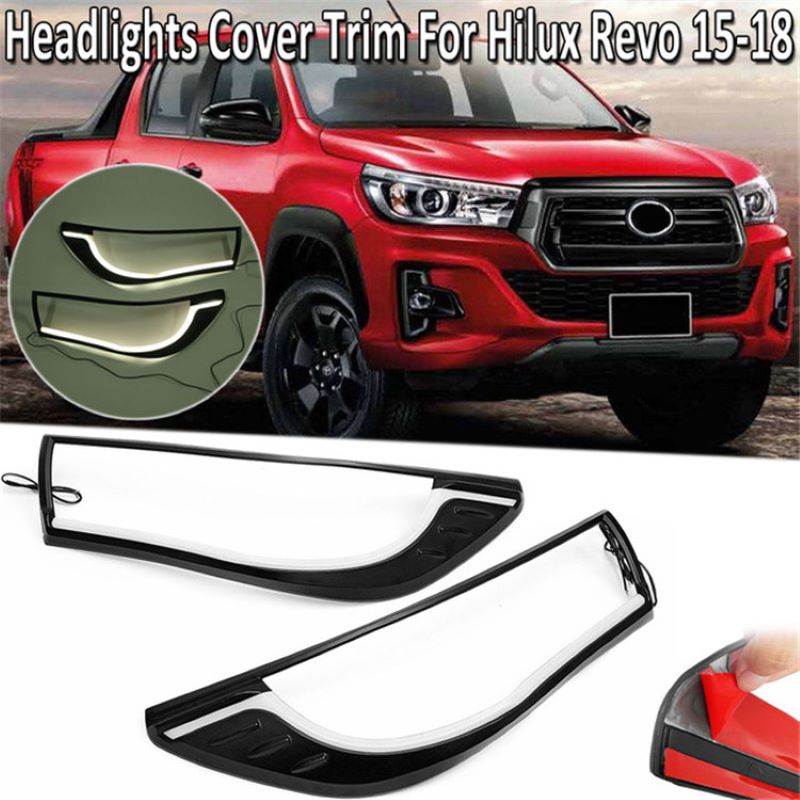 도요 타 Revo / Toyota Hilux 2015 ~ 2018 일간 주 행 등, Toyota Revo / Toyota Hilux 2015 ~ 2018 년 전조등 덮개