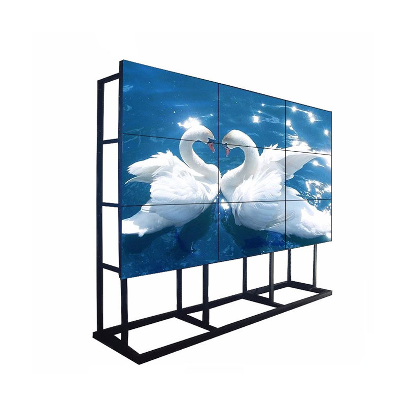 55 인치 3.5 mm 날의 사면 500 NIT LG LCD 비디오 월 시스템 모니터 디스플레이 명령 센터, 쇼핑몰, 체인점 제어실