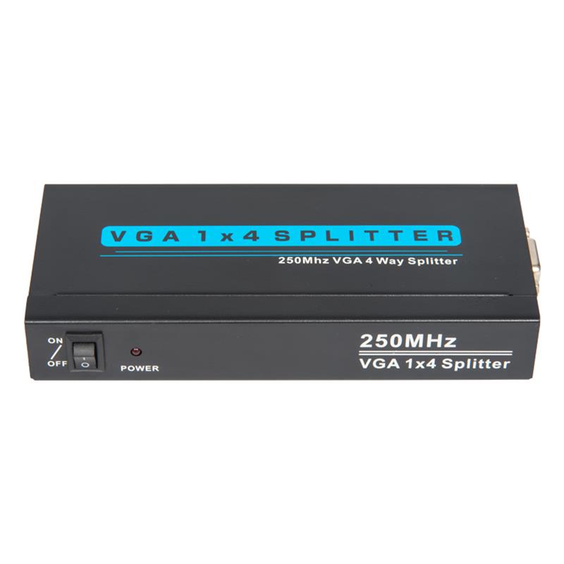 250MHz 8 웨이 VGA 1x8 스플리터 지원 1080P