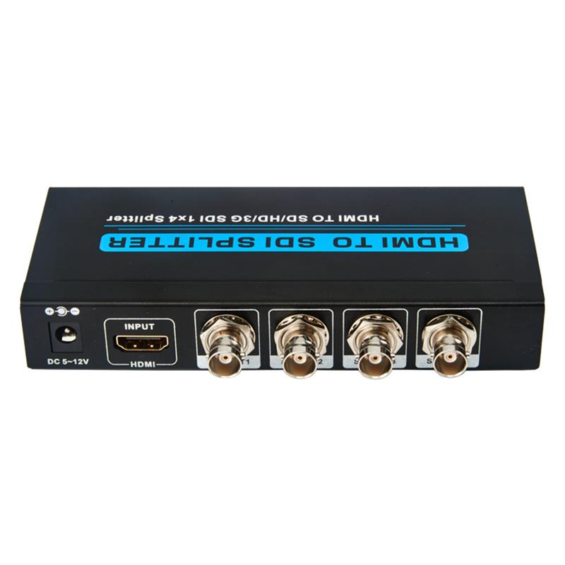 HDMI TO SD / HD / 3G SDI 1x4 스플리터 지원 1080P