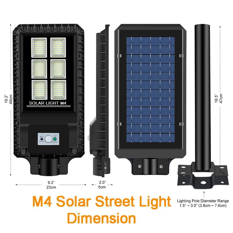 M4 태양 광 가로등