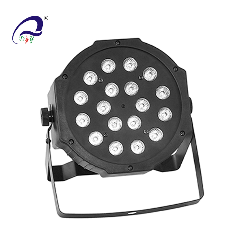 PL60 18 건 * 1W 무대 용 RGB LED 슬 림 Par 램프