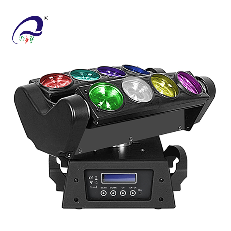 무대 용 PL68A LED 거미 가 헤드 램프 를 이동한다.