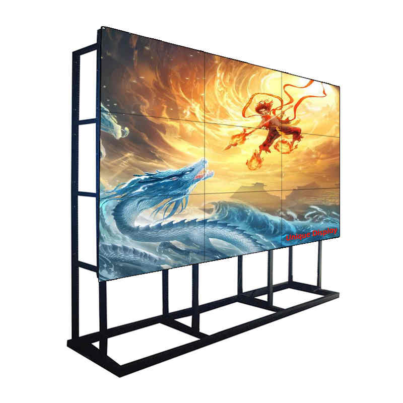 55 인치 0.88 미리 메터 베젤 500 나이트 LG LCD 비디오 벽 시스템 모니터 디스플레이 명령 센터, 쇼핑몰, 체인점 제어실