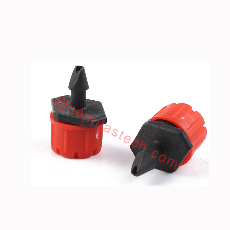 물 드립퍼 관개 시스템 드립 관개 조정 가능한 드립퍼 헤드