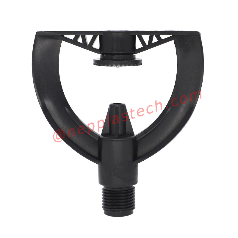 반 인치 조경 관개 굴절 물 뿌리개 잔디밭 자동 관개 플라스틱 나비 살포 분사구