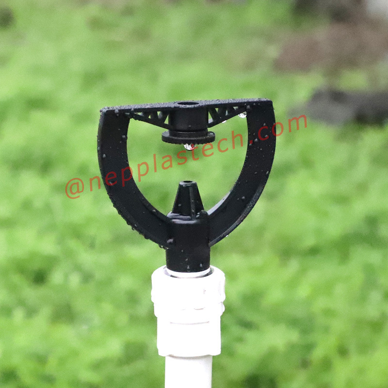 반 인치 조경 관개 굴절 물 뿌리개 잔디밭 자동 관개 플라스틱 나비 살포 분사구