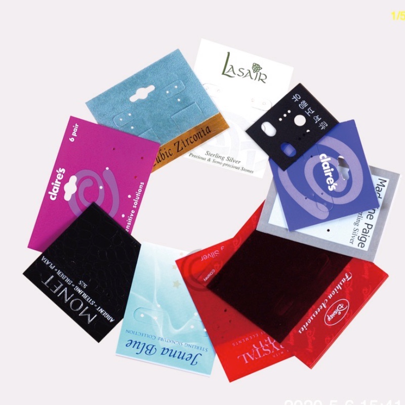 플라스틱 주 얼 리 카드