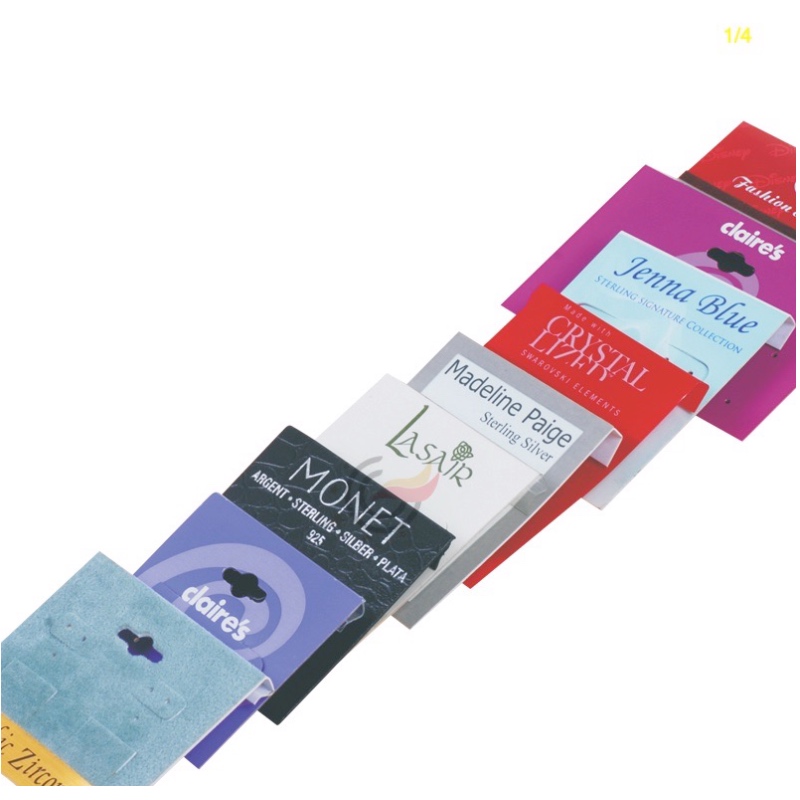 플라스틱 주 얼 리 카드