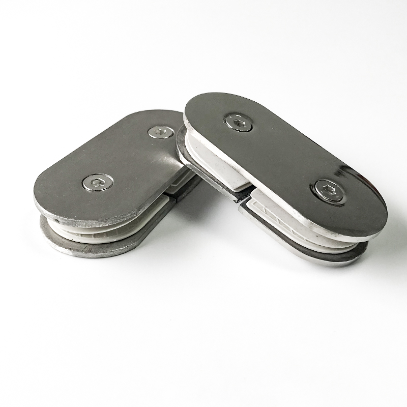 욕실 클램프 욕실 유리 도어 클램프 스테인레스 스틸 욕실 힌지 더블 오픈 욕실 도어 클램프 2