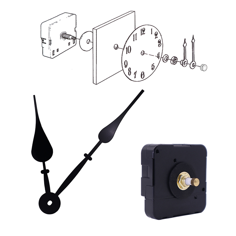15mm 대형 토 크 I 축 시계 가 움 직 이 고 HR 2057 의 검은색 시계 바늘 입 니 다.