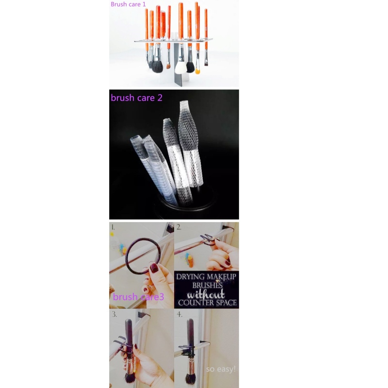 당신과 공유 할 브러시 관리 및 인내심-브러시를 더 내구성있게 만듭니다.