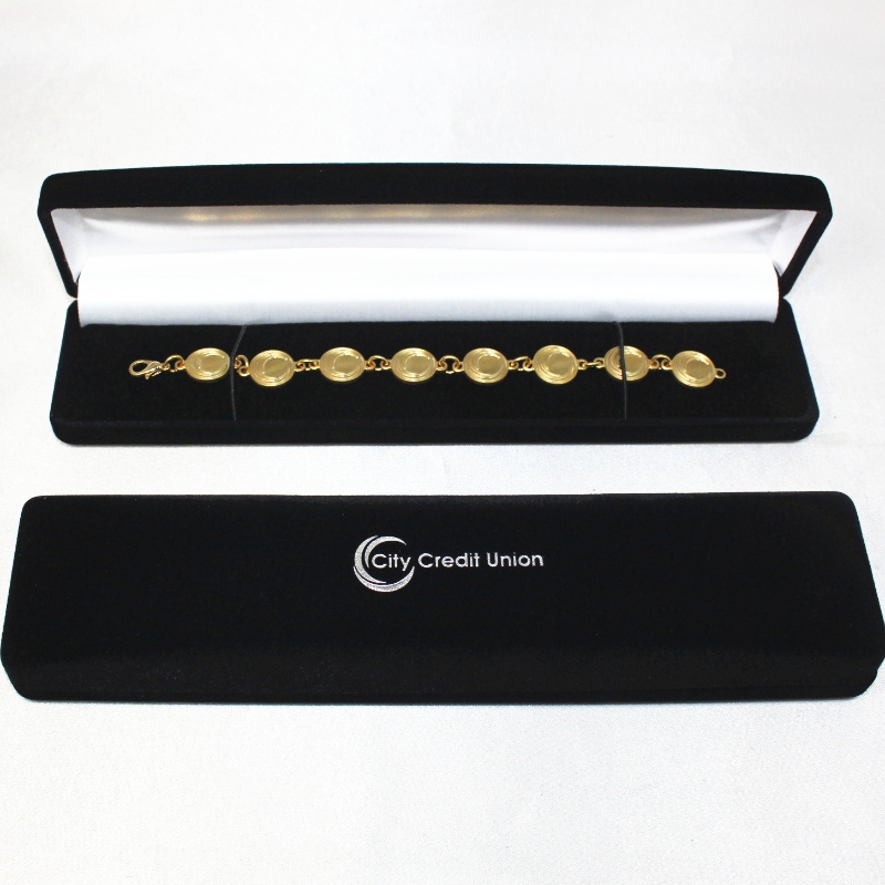 배지 및 목걸이에 대 한 D-11 사용자 지정 도매 검은 벨벳 상자