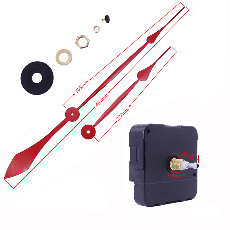 HR1688 17mm 하이 토크 I 샤프트 시계 메커니즘 및 사문석 시계 바늘