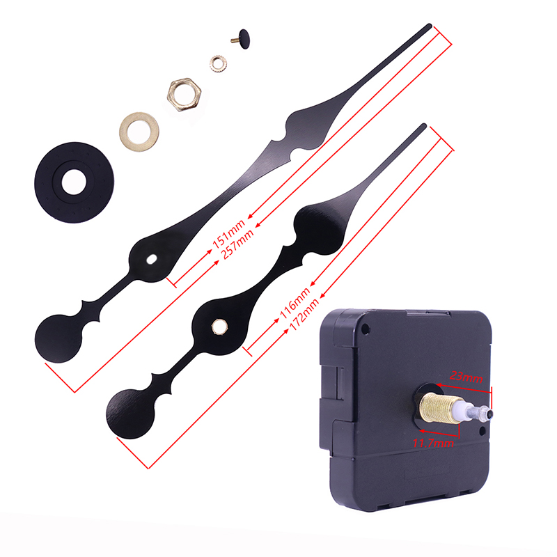 뜨거운 판매 20mm 슈퍼 토크 I 샤프트 시계 움직임과 큰 시계 바늘