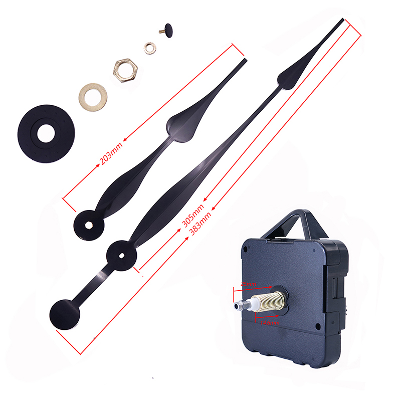 HR 1688 23mm 대형 토 크 I 축 벽 시계 이동 과 시계 지침