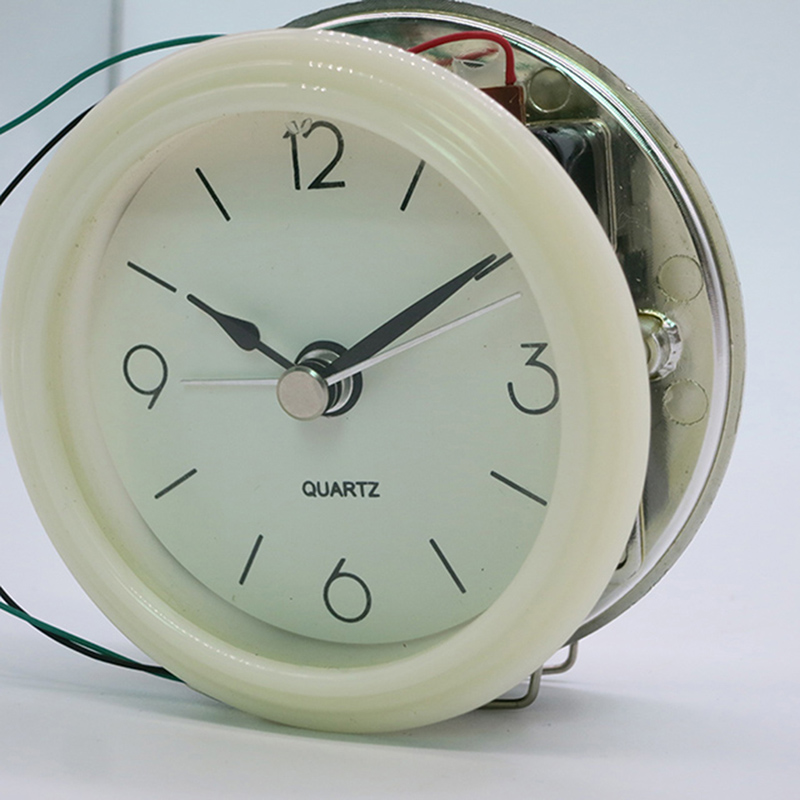 직경 76mm 원래 베이지 색 스텝 벽시계 인서트