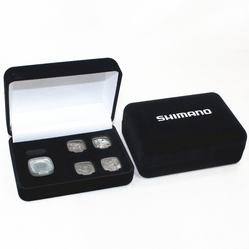 제품 D - 26L 원형 벨벳 커프스 단추 케이스, 타이 클립, mm.95 * 68 * 36, 무게 약 65g