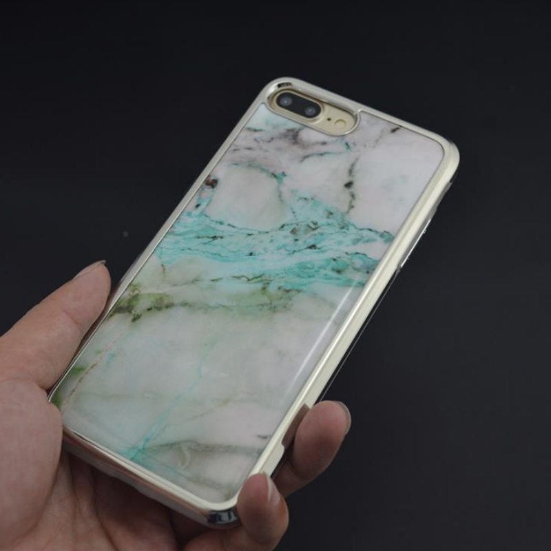 Plus Marble, drop-gel case iphone EX 공장 사용자 정의를위한 PC 전기 도금 투 인원 아이폰