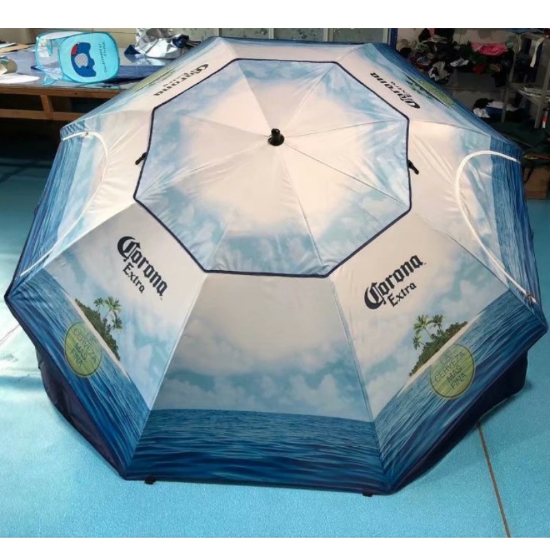 야외 해변 카바나 해변 대피소 우산