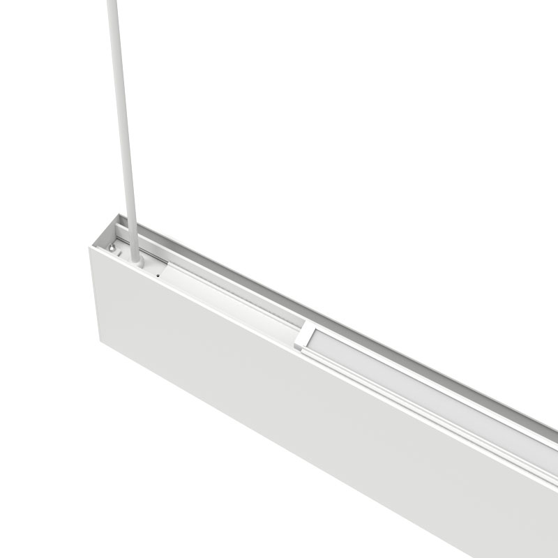 사무실 교실 쇼핑몰 패션 상점을위한 나사 LED 선형 조명이없는 눈부심 방지 UGR u003C16 링크 가능 솔루션