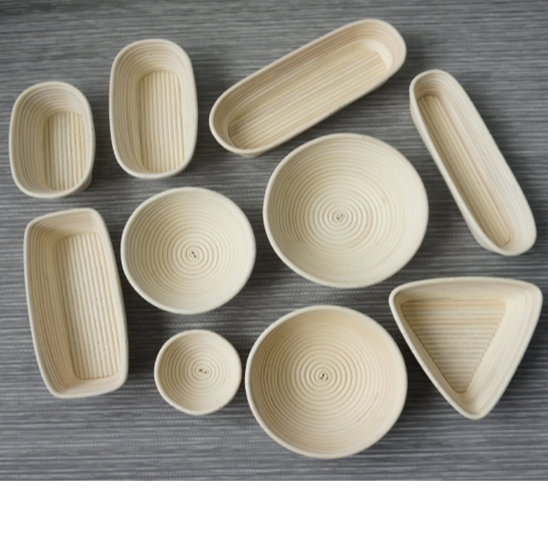 등나무 Banneton 교정 바구니