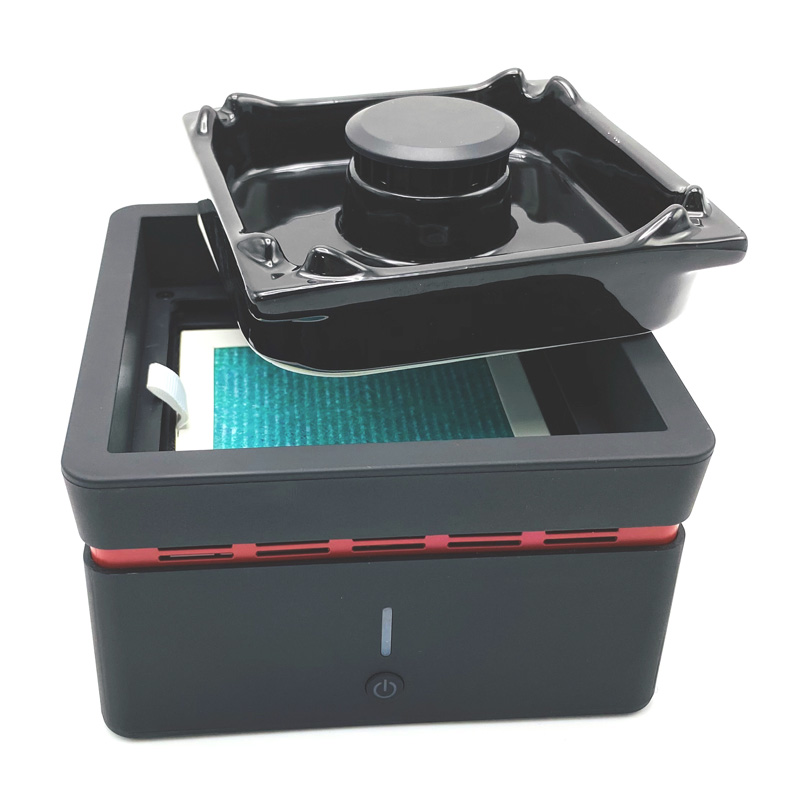 전자 지능 정화 무취 무연 재떨이 공기 청정기 안티 간접 훈제 T3