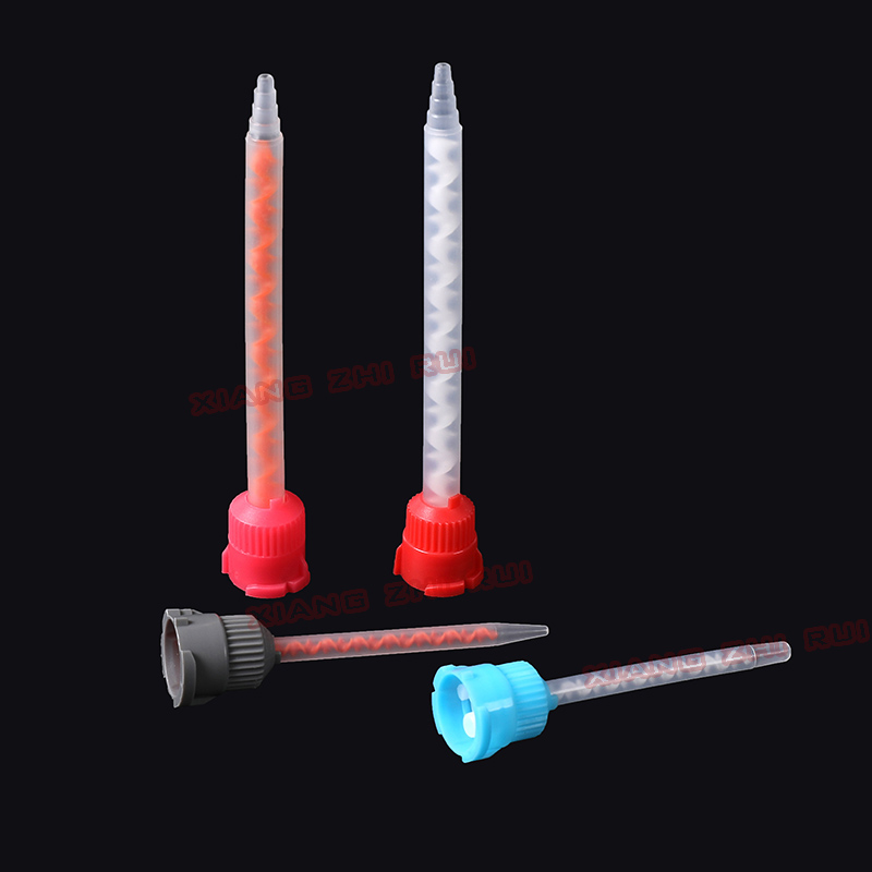 정적 혼합 튜브 AB 고무 튜브 충전 접착제 물 혼합 접착제 스틱 믹서 정적 믹서 노즐 101 혼합 튜브 223 미리 메터
