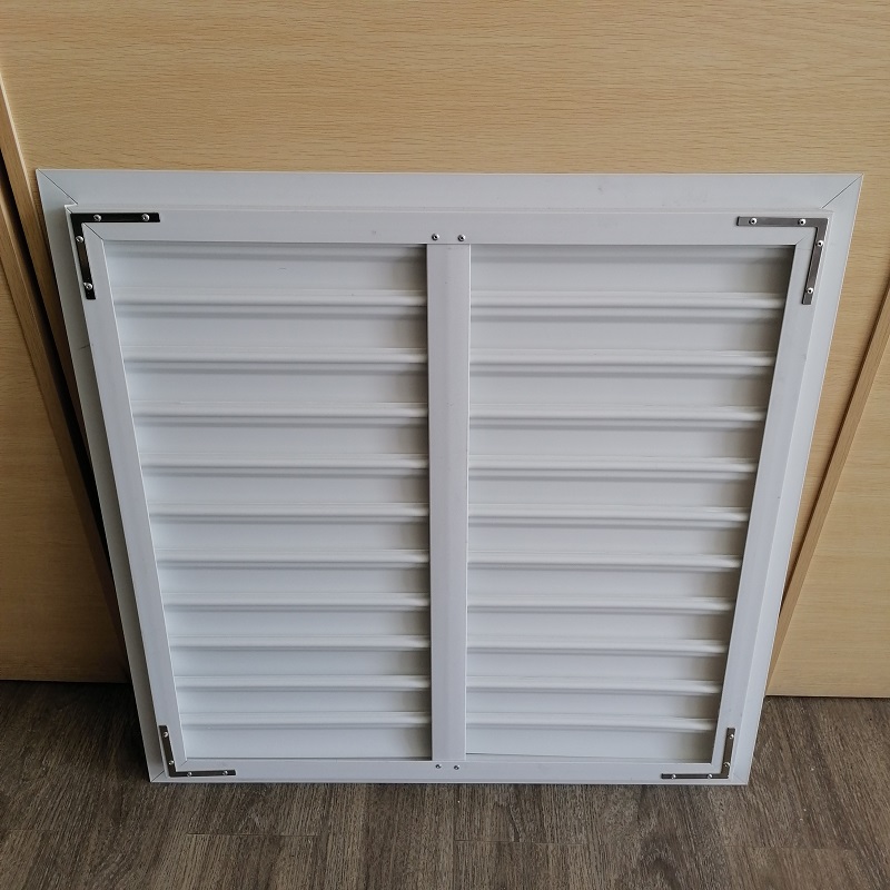 무선 경질 유리 통풍 용 PVC 블라인드 유리 스틸 배기 팬