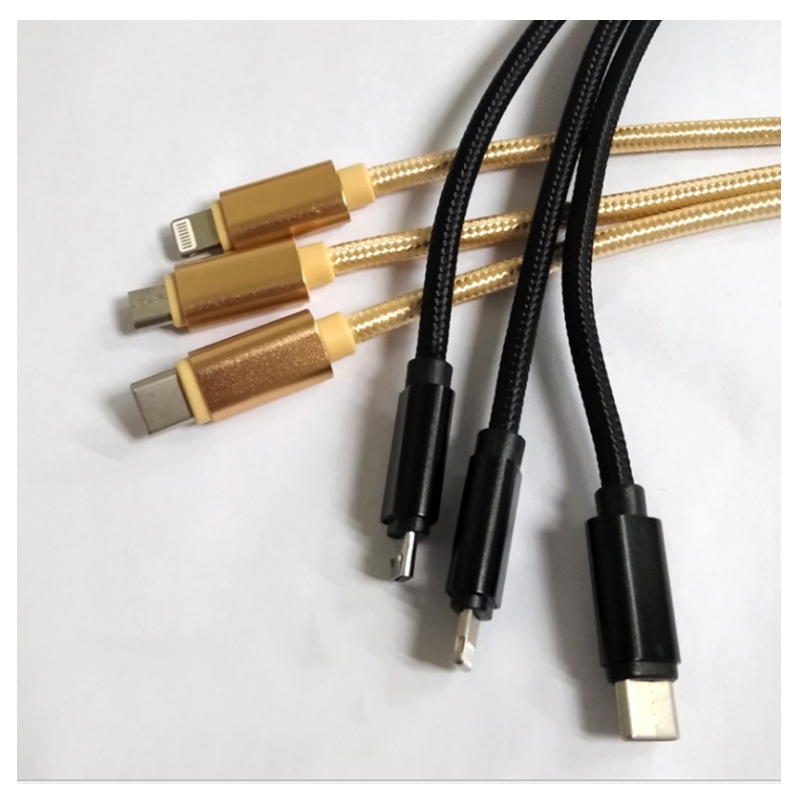 하나는 세 개의 꼰 데이터 라인을 드래그하는 것은 어떻습니까?