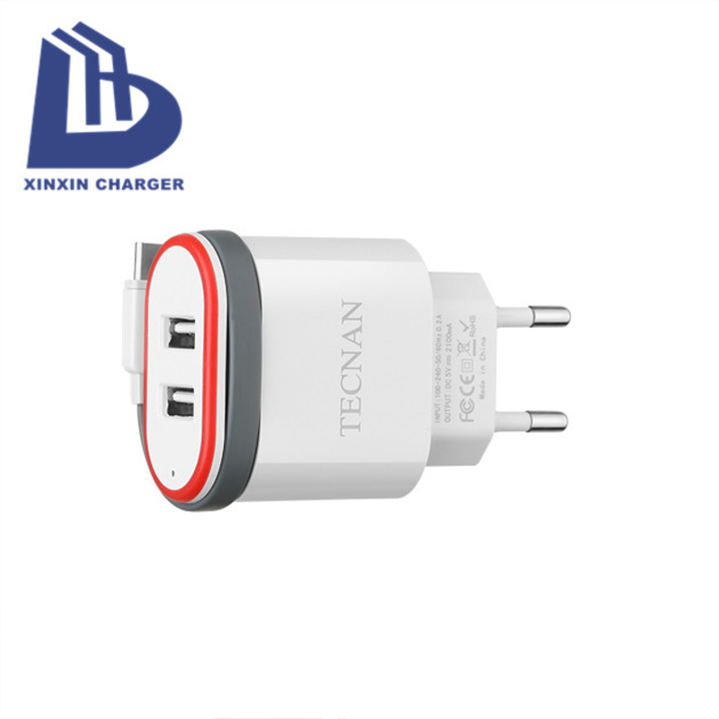 OEM 로고 최신 모바일 액세서리 슈퍼 빠른 빠른 EU 플러그 5 볼트 USB 충전기 안드로이드 전화 멀티 충전기 USB 벽 충전기