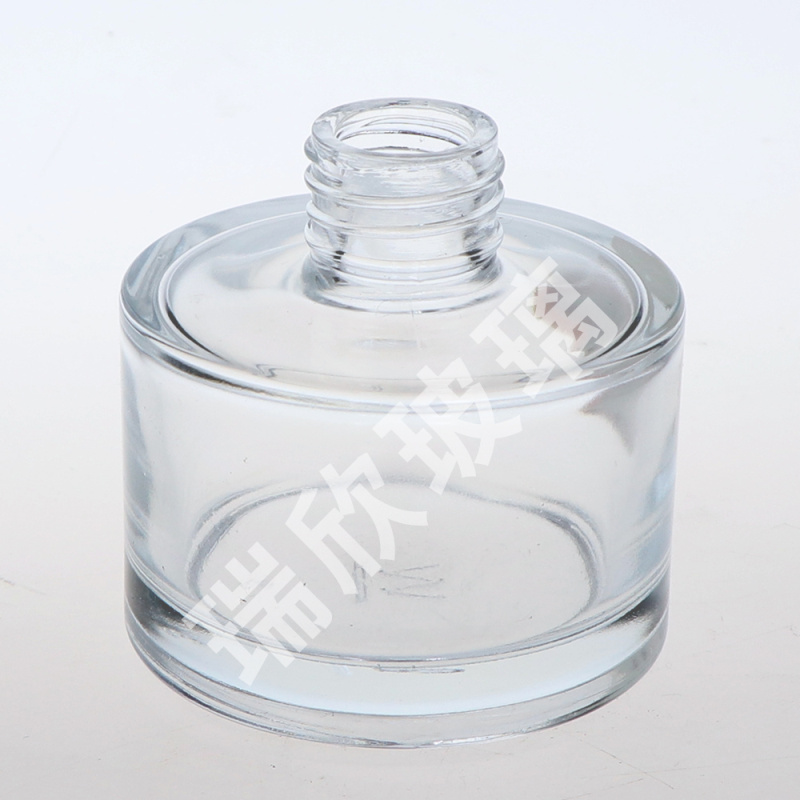 롤러 모자를 가진 100ml 둥근 유형 유리 병 갈대 유포자