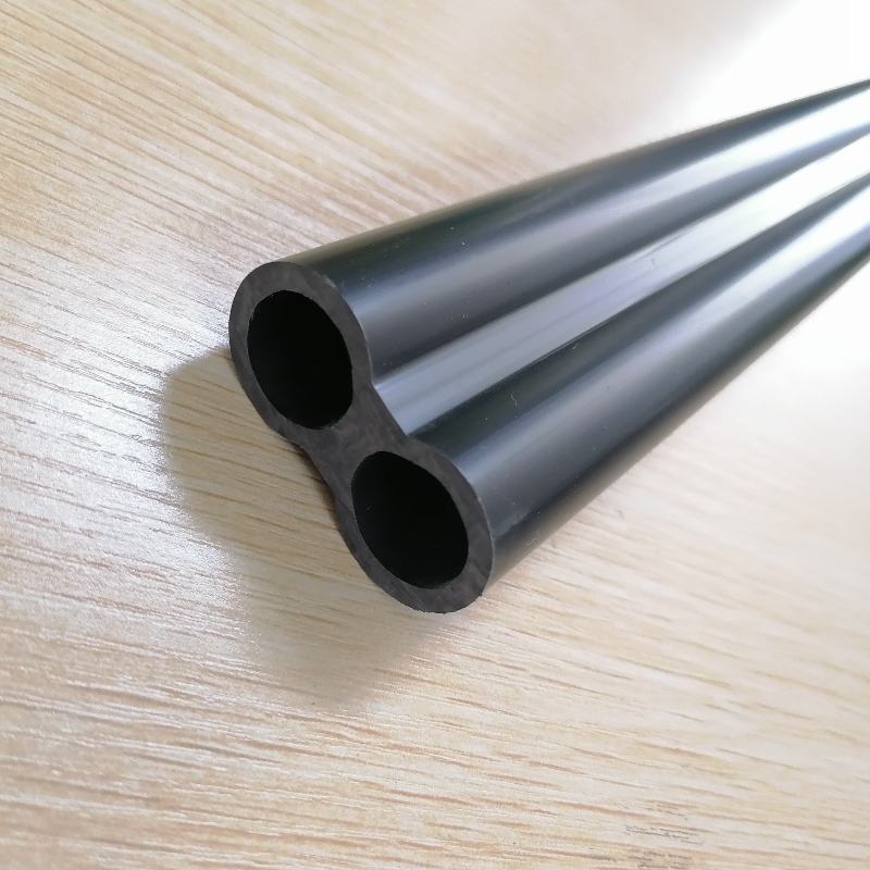 이 형 블랙 pvc 튜브 플라스틱 튜브 손잡이 용 압출 pvc 튜브
