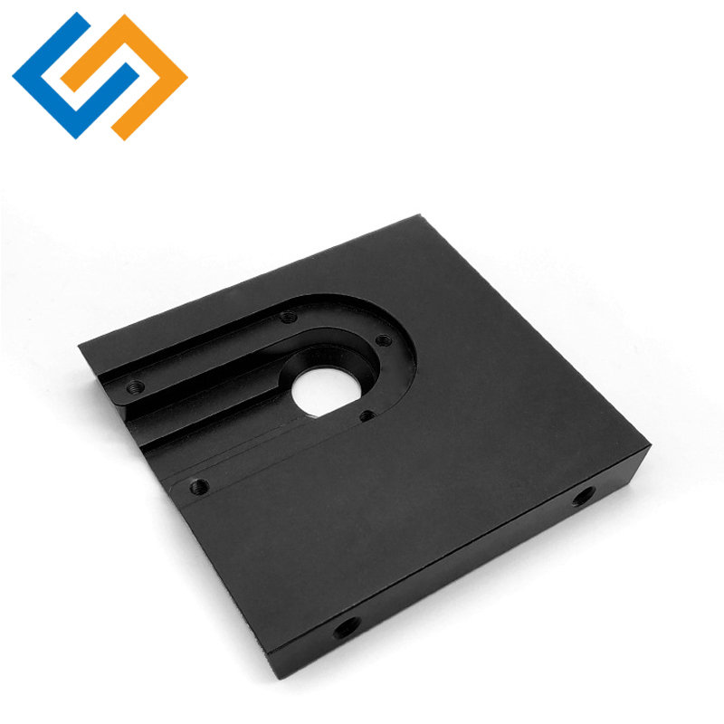 사용자 지정 CNC 블랙 알루마이트 알루미늄 부품