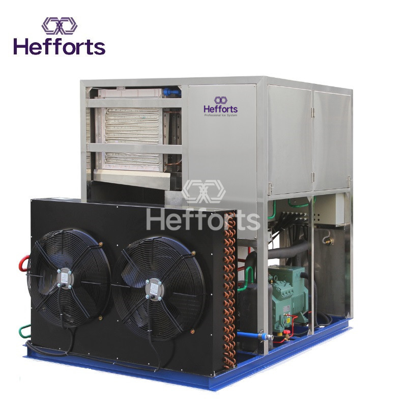 스테인리스 스틸로 된 대형 얼음 양동이가있는 상단 제빙기