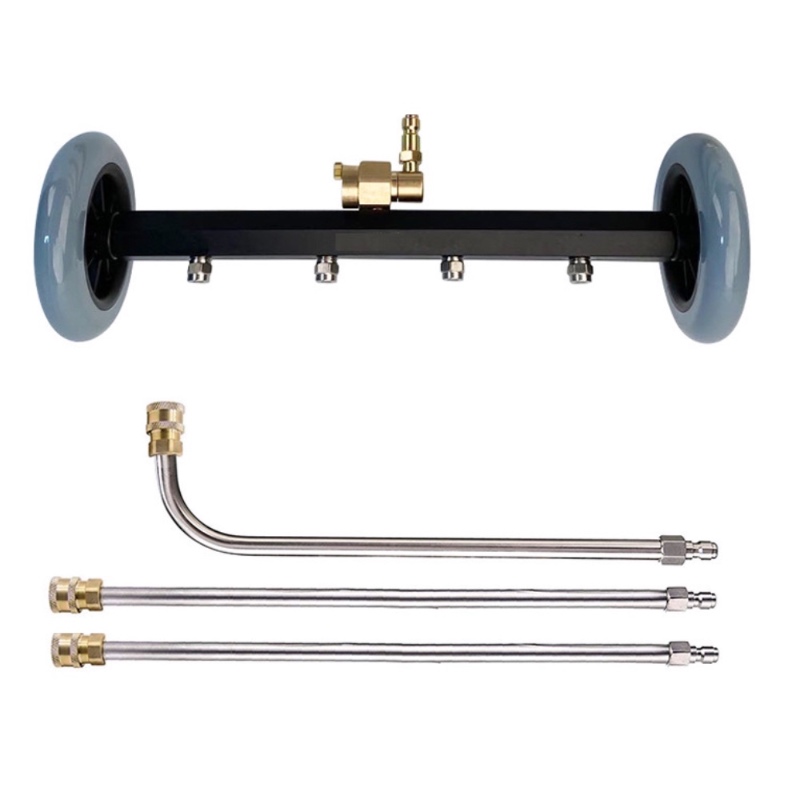 2 in 1 압력 와셔 차대 클리너 파워 와셔 물 빗자루