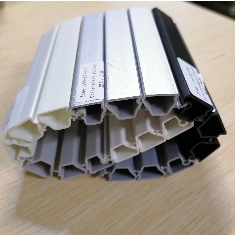 화재 정격 PVC 롤러 셔터 판금 PVC 셔터 프로필 공동 압출 PVC 프로필 판금 캐비닛 문