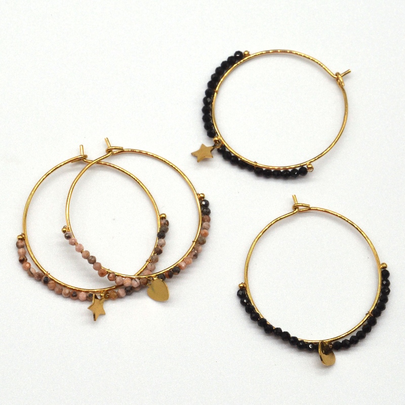 원형 귀걸이, 비즈 착용, 민족 스타일, 복고풍, 보헤미안 스타일, 원형 귀걸이, 여성 스타일, 스타 보헤미안 스타일, 펜던트, 중국 Ruifanbao 보석 가공 공장