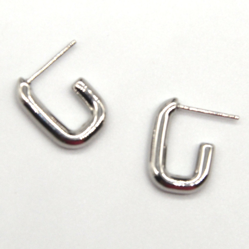 저자 극성 편지 귀걸이 여성 모델 소녀 스테인레스 스틸 여자 친구, 아내, 딸 및 자매, 조카, 중국, Ruifanbao 보석 공장을위한 니켈 무료 선물