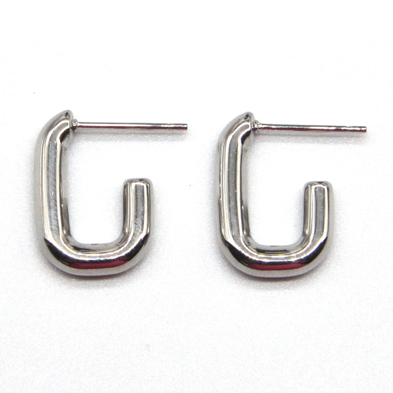 저자 극성 편지 귀걸이 여성 모델 소녀 스테인레스 스틸 여자 친구, 아내, 딸 및 자매, 조카, 중국, Ruifanbao 보석 공장을위한 니켈 무료 선물