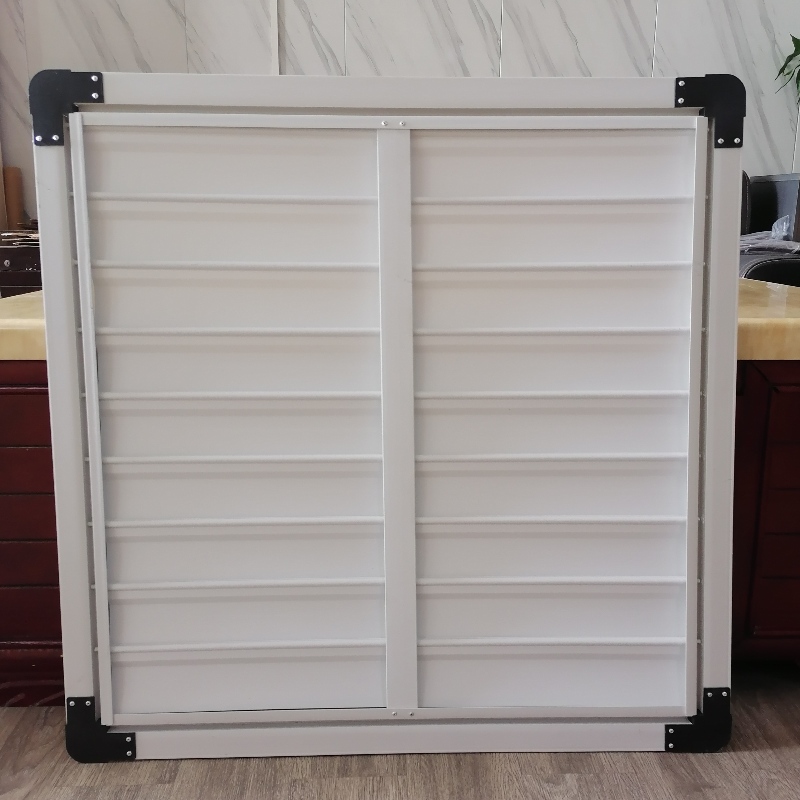 PVC 팬 블라인드 셔터는 온실 돼지 농장 또는 공장의 음압 배기 팬으로 신선한 공기 이동을 얻습니다.