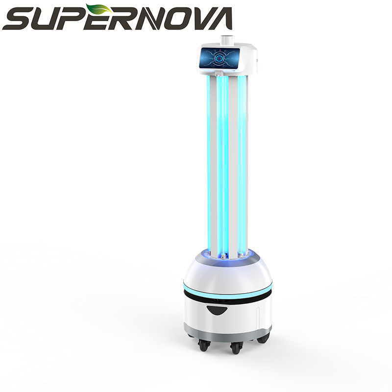 학교 / 병원 / 공항 또는 기타 공공 장소를위한 세계 최신 지능형 비주얼 내비게이션 UV 소독 로봇