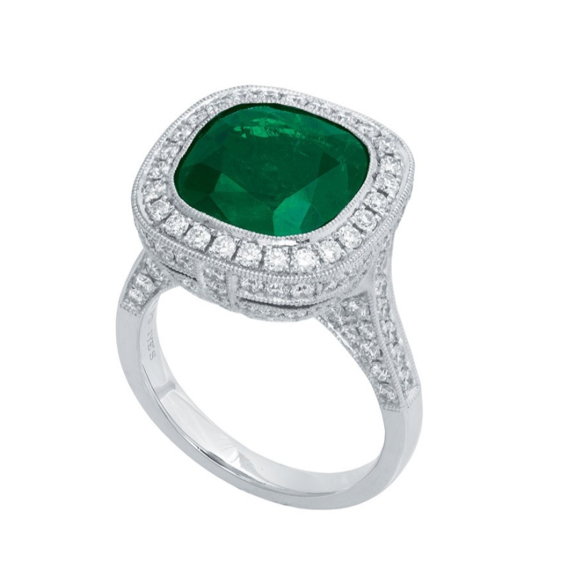 여자 유럽과 미국 스타일의 심플한 분위기의 둥지 발톱 세트 지르콘 925 실버 반지 중국 Ruifanbao 보석 가공 공장