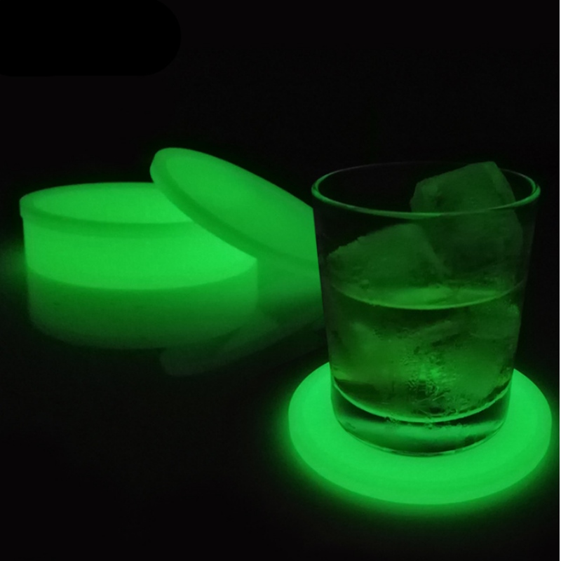 10 둥근 두께의 야광 코스터