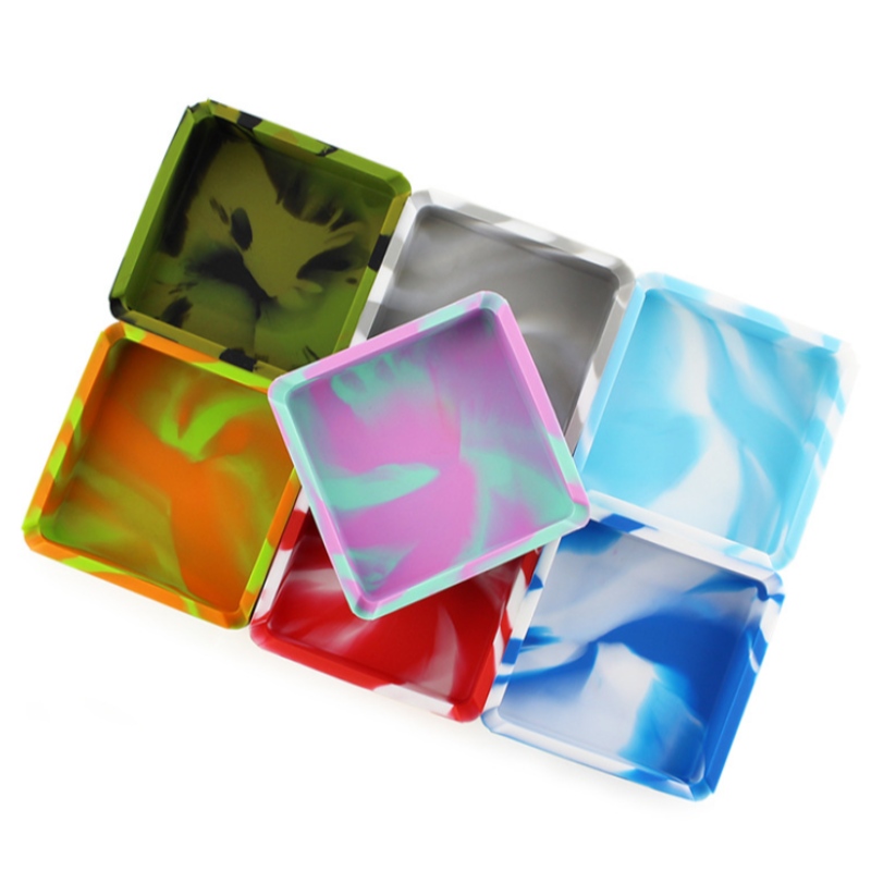 큰 사각형 위장 재떨이