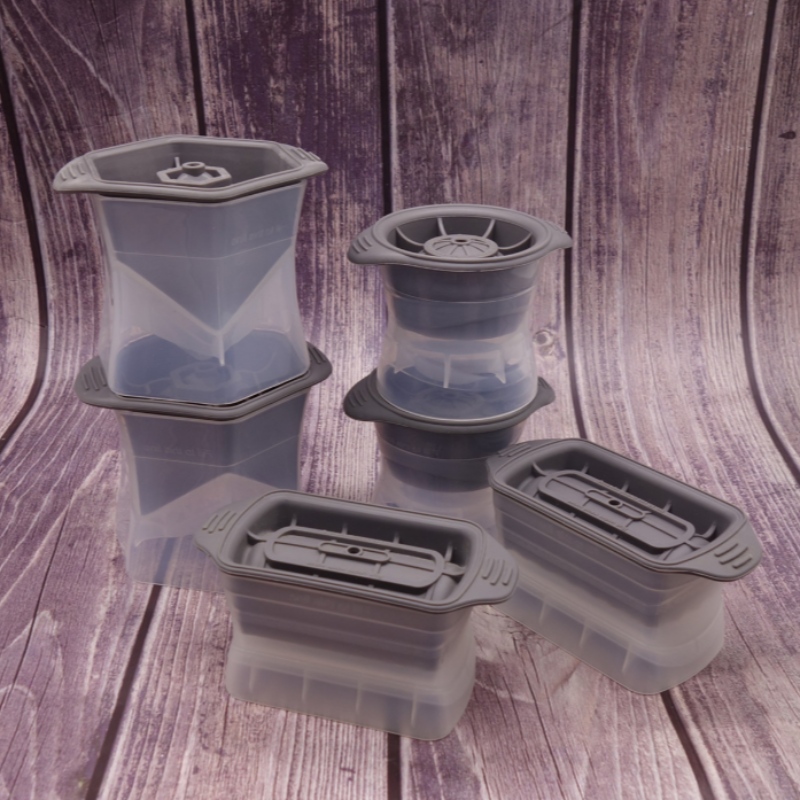 플라스틱 아이스 하키 실리콘 몰드 플라스틱 급속 냉동 아이스 하키 라운드 급속 냉동 실리카 젤 아이스 하키 몰드