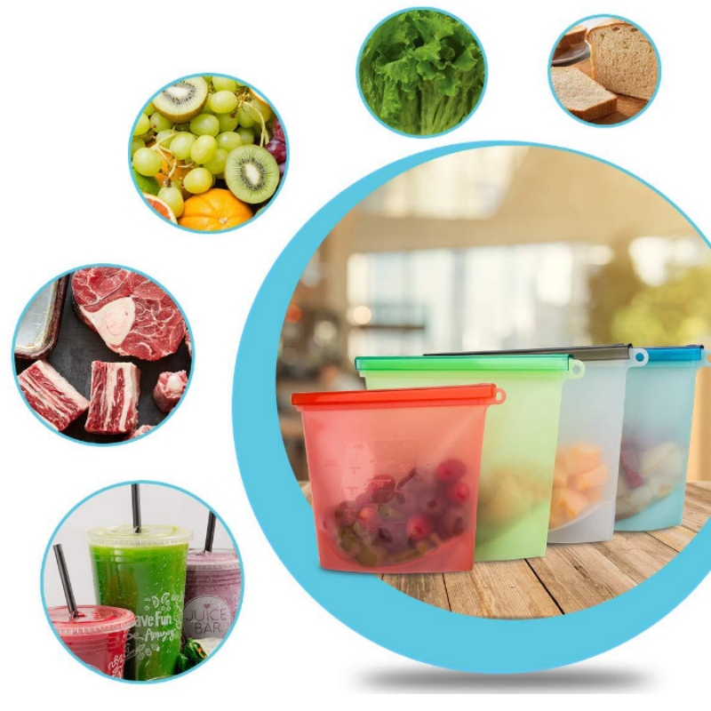 실리카겔 보관 봉투 500ml 실리카겔 보관 봉투 보존 냉동 보관 밀봉 봉투