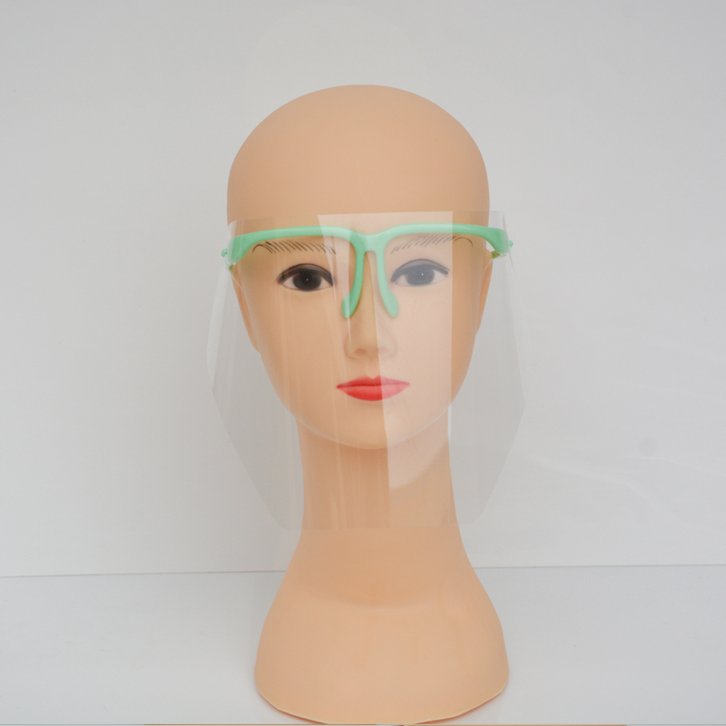 유리를 가진 처분 할 수있는 안전 방어적인 투명한 반대로 기름 Faceshield 얼굴 방패